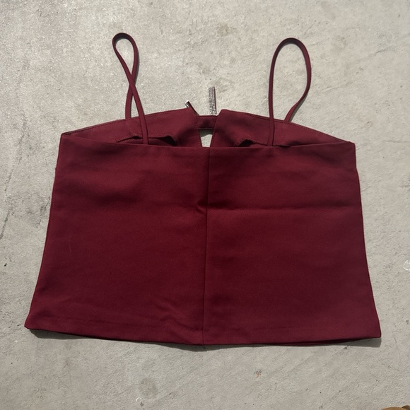 H&M Burgundy Camisole Top - Picture 4 of 4